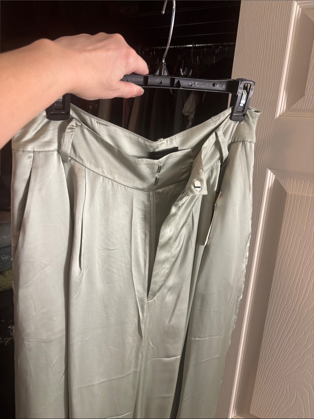 🍈TED BAKER 🍈Wide-Leg/Flare Trousers, desert sage, mint green, pistachio - Picture 11 of 15